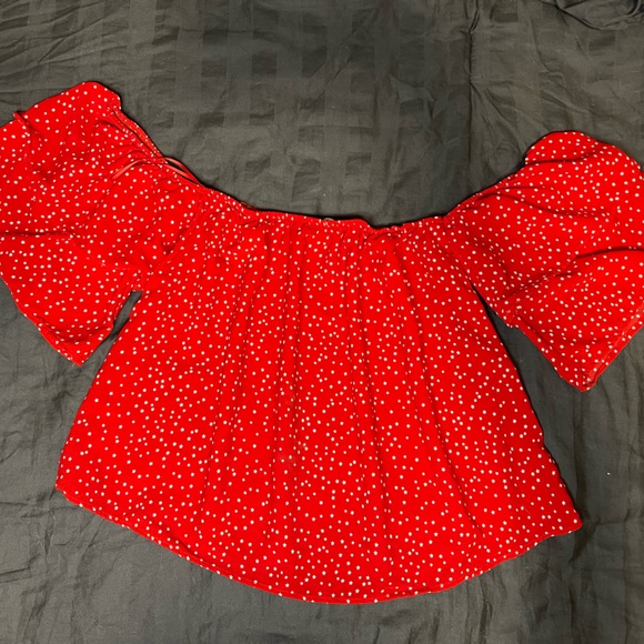 Off shoulder cropped top - Picture 1 of 1